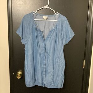 Cute casual jean like top